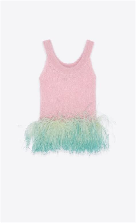 ysl feather top